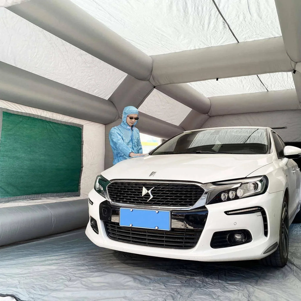 23x13x8FT Inflatable Spray Booth Paint Tent Mobile Portable Car Workstation New