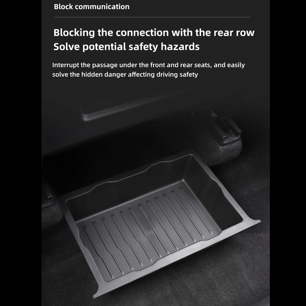 Under Seat Storage Box Underseat Hidden Storage Tray for 2pcs