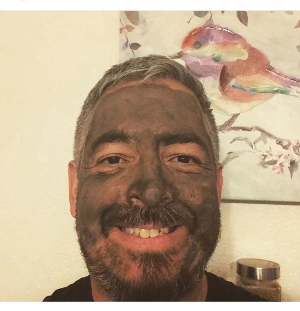 Glimmer Goddess Organic Face Mask - DEAD SEA MUD MASK, 2 oz