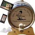 Irish Eyes Smiling (037) - Engraved American Oak Aging Barrel