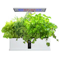 Smart Hydroponics Growing System Indoor Herb Garden Kit 9 Pods Automatic Timing with Height Adjustable 15W Grow 2L Tank Smart Pump for Home Office Kitchen