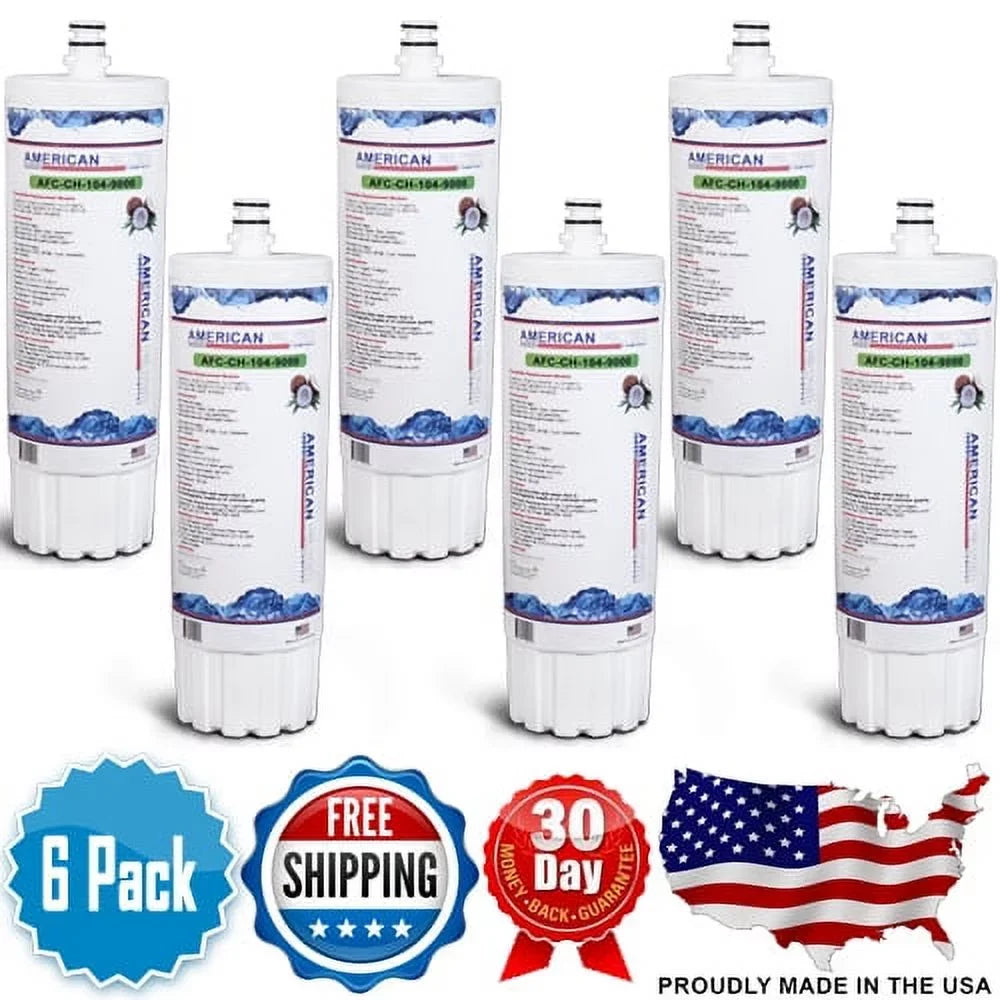 AFC Brand , Liquid Filters , Model # AFC-CH-104-9000 , Compatible with 3M® AquaPure® 55817-05 - 6 Filters - Made in U.S.A.
