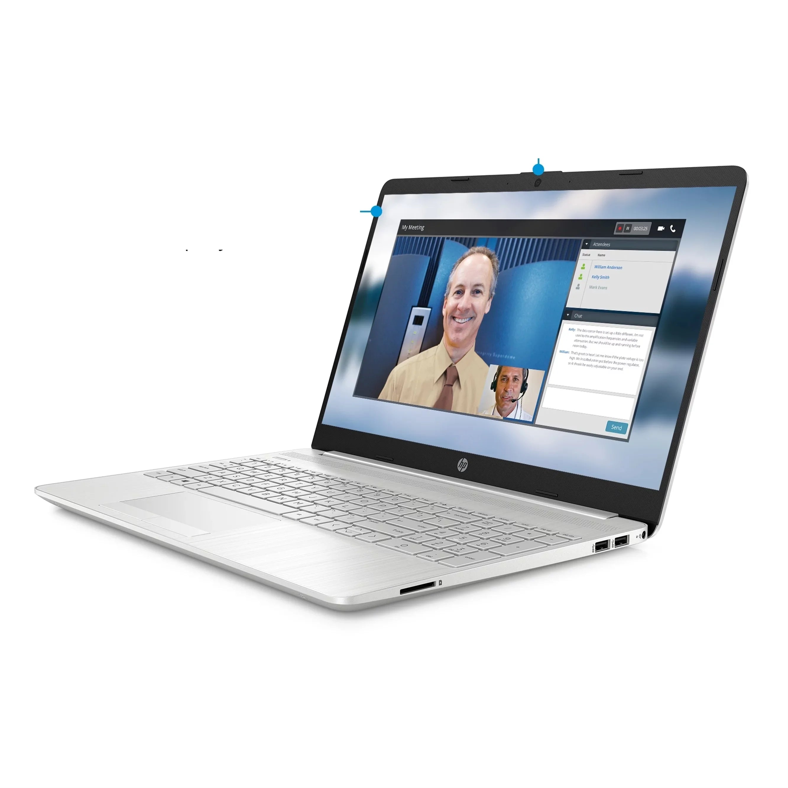 15-GW0010 15.6" 4GB 1TB+128GB SSD Ryzen™ 3 3250U 2.6GHz Win10H,Natural Silver Pre-owned