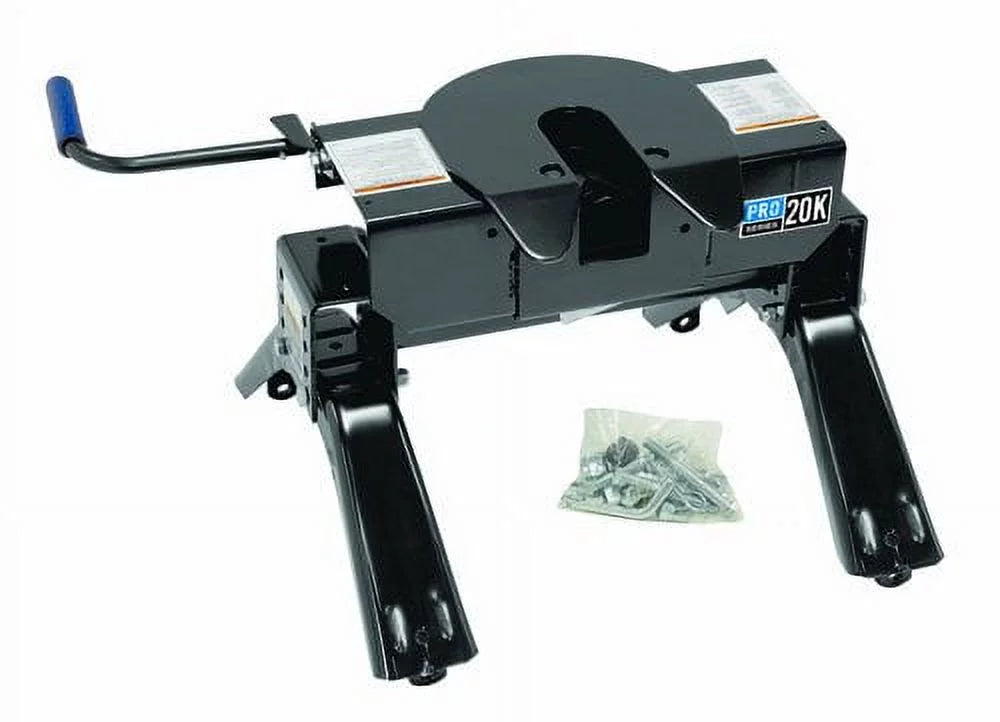 (2 Boxes-30118+30727)Pro Series 20K 5Th Wheel Hitch(30124 Or 30035 Rail Sold Separately) Replacement Auto Part, Easy to Install