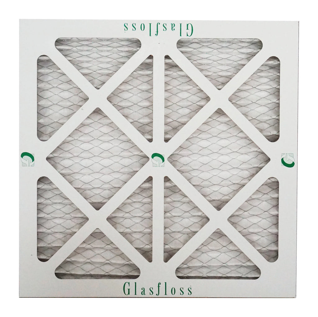 Glasfloss Air Filter 14x14x2 - 2" MERV 10 - (Pack of 12) - Pleated AC or HVAC Air Filter - Furnace Air Filter - Home or Office - Made In The USA.