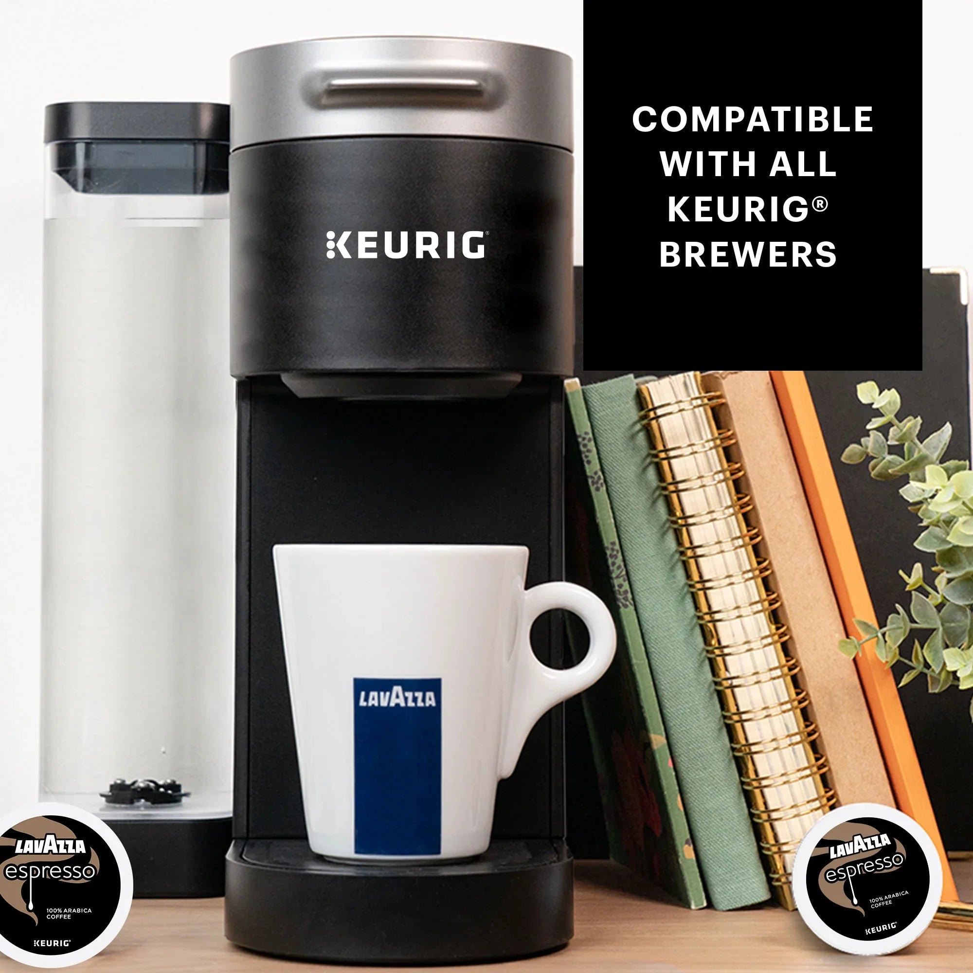 Lavazza Espresso Single-Serve Coffee K-Cups for Keurig Brewer, Medium Roast (Pack of 40)