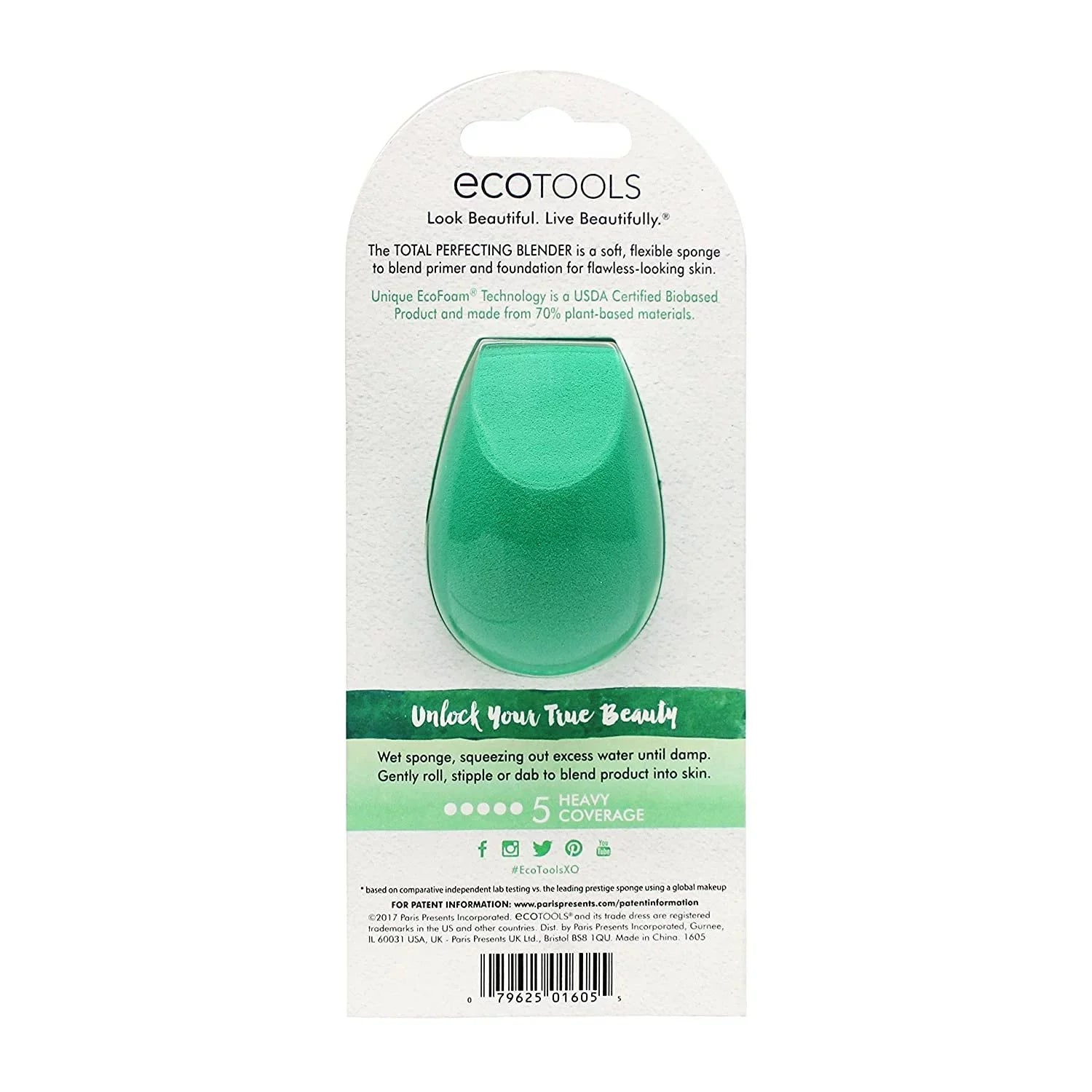 Ecotools Perfecting Blender, Makeup Beauty Sponge Pack of 6