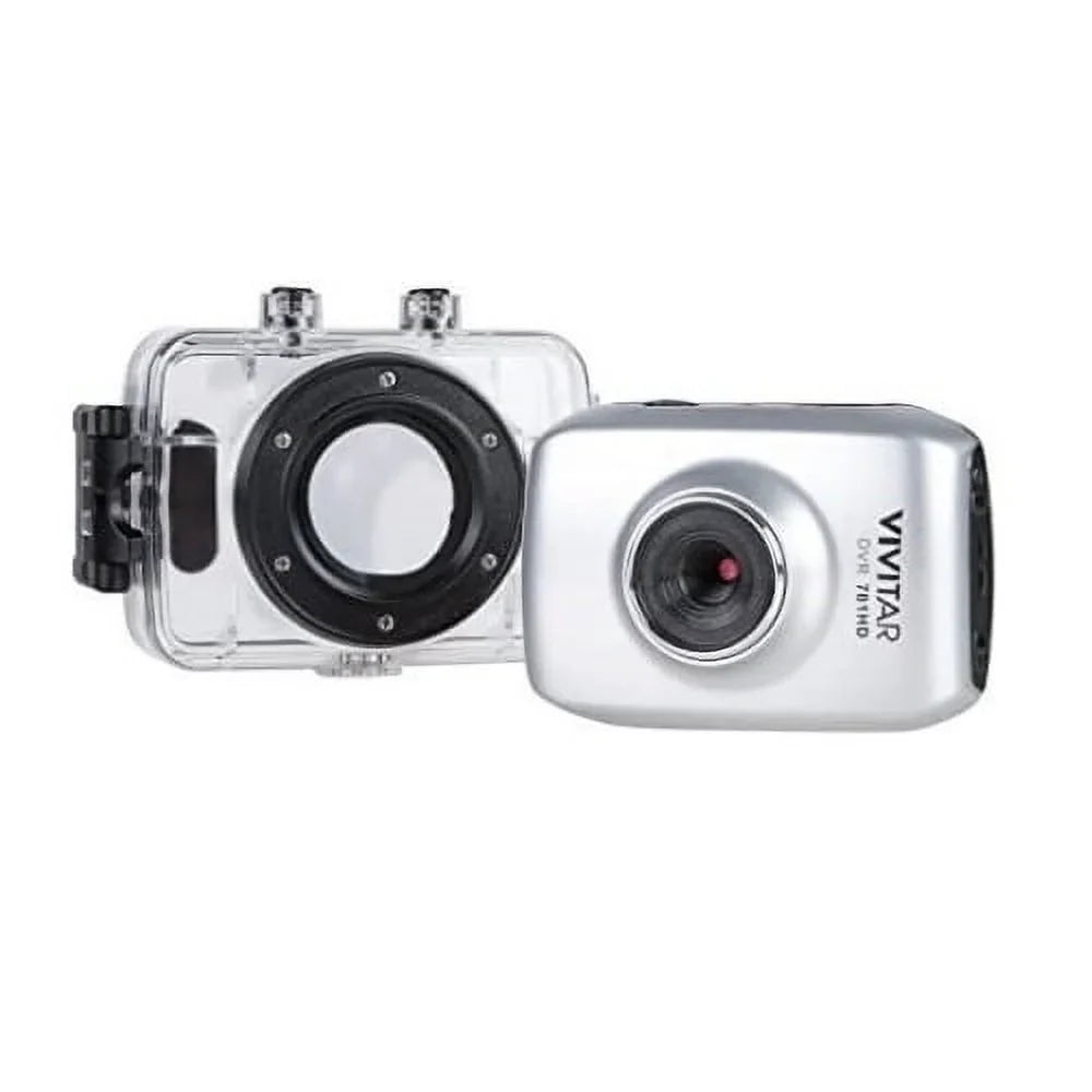 Vivitar DVR781HD Action Cam with Fluid Case and 50-In-1 Action Camera Kit
