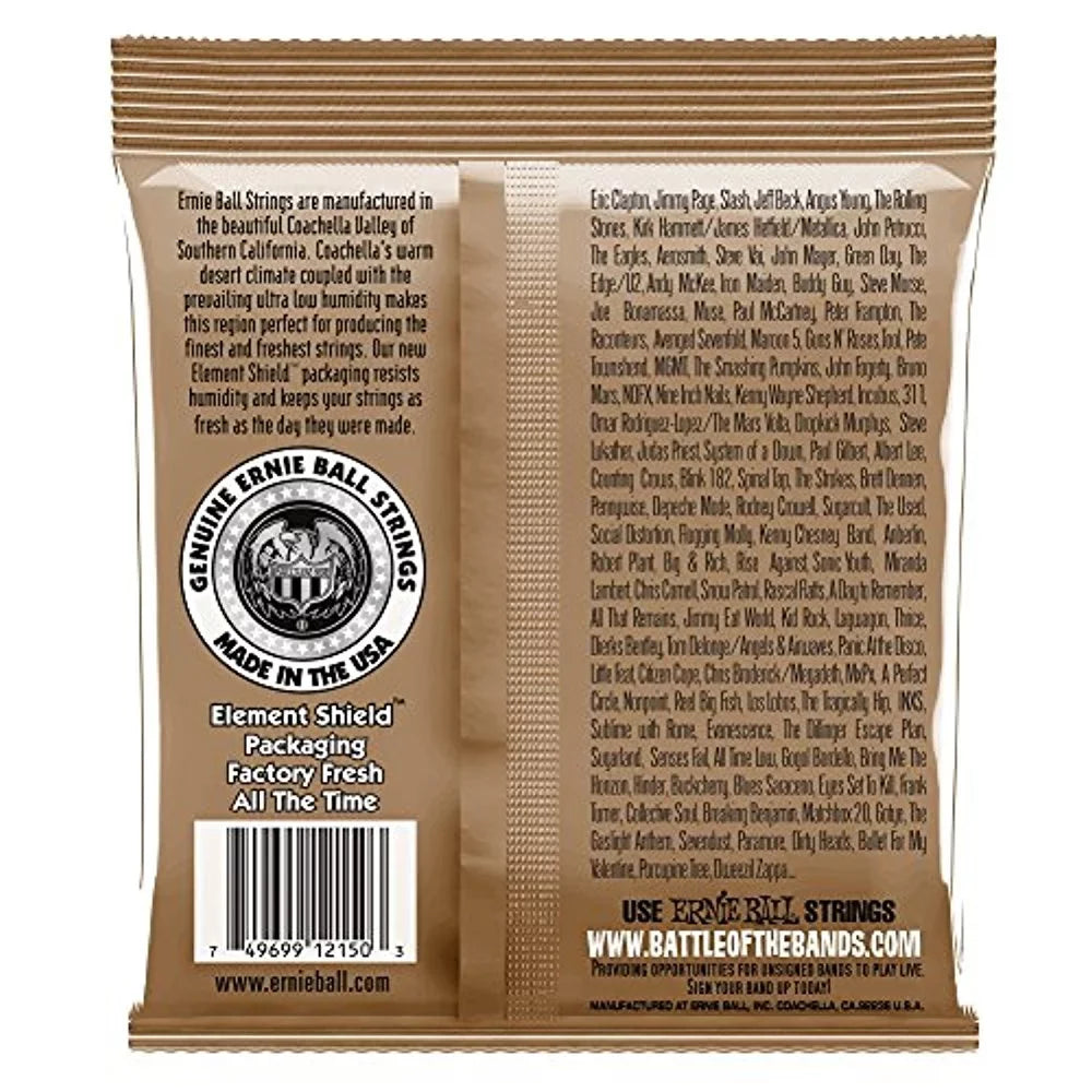 4 PACK Ernie Ball P02150 Earthwood Extra Light Phosphor Bronze Acoustic String Set, .010 - .050