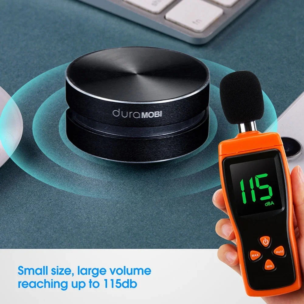 dura MOBI 1 Pack Wirelessly BT Speaker Bone Conduction Speakers Mini Portable Loud Stereo Sound Built-in Mic Sound Box Red
