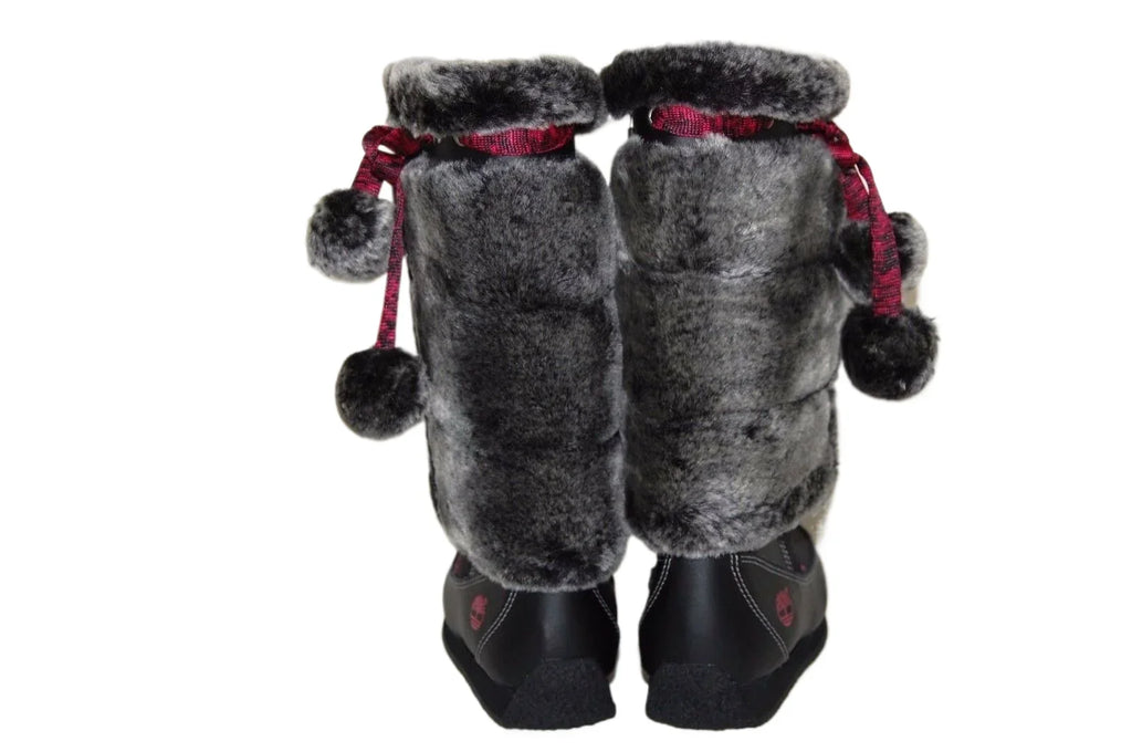 Timberland Preschool Youth Winterberry Tall Fur Medium Boot Black 59794 size 13.5 US