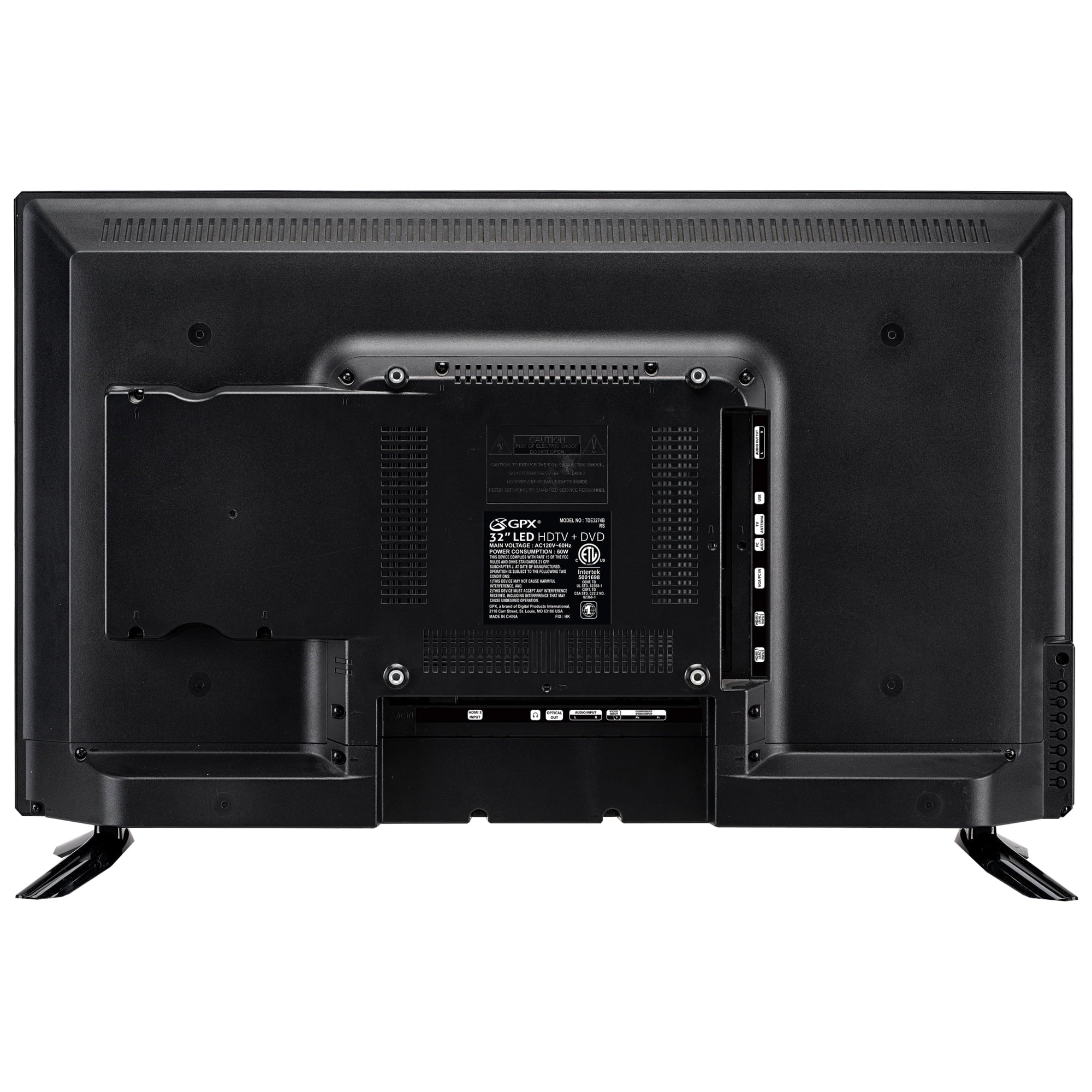GPX 32" HD LED TV and DVD Player Combo, TDE3274B