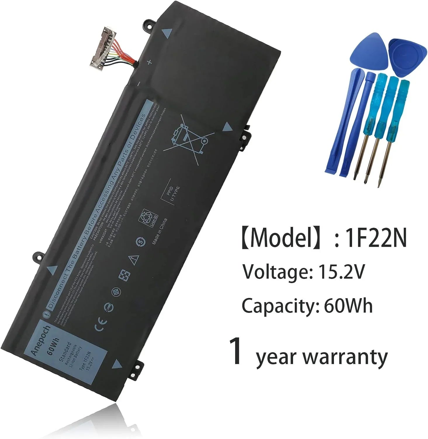 1F22N Notebook y Replacement for Alienware 2018 M15 G5 15 5590 G7 7790 7590 ALW15M-D1735R R2 R1 2019