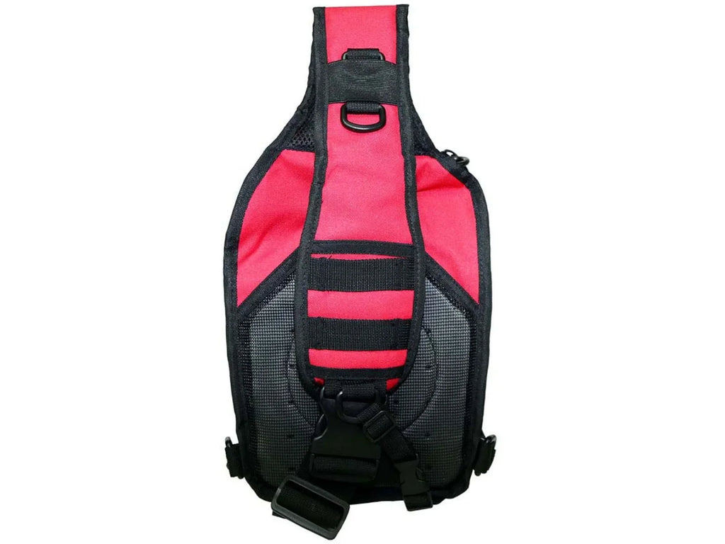 VISM Sling Utility Bag, Red/Black Trim,