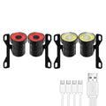 Tomshoo Skateboard USB Rechargeable Skateboard Longboard Front and Rear Set with 4-in-1 Charging Cable