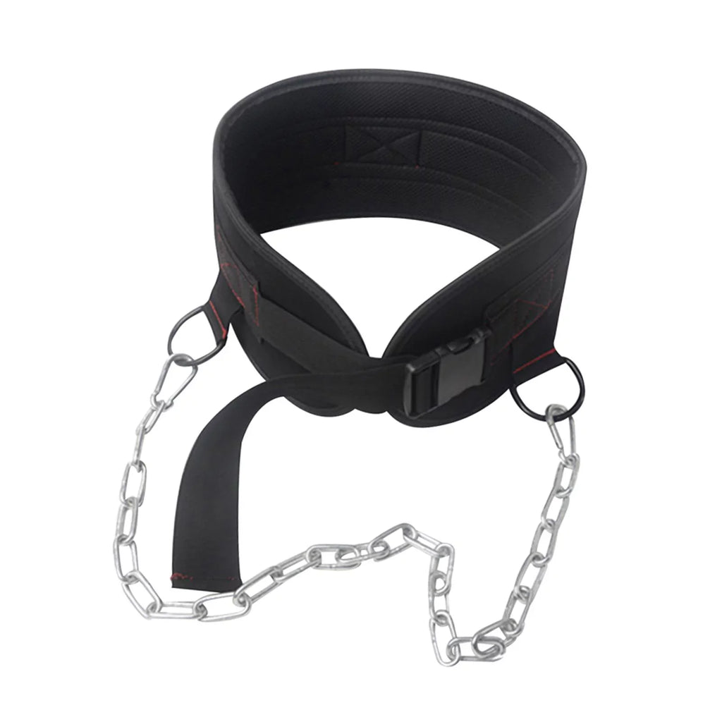 Weightlifting Dipping Belt Equipment with Chain for Powerlifting Workout