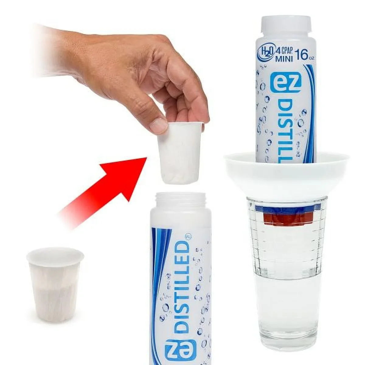 New EZ Distilled Fluid Filtration System (H2O 4 CPAP Mini)