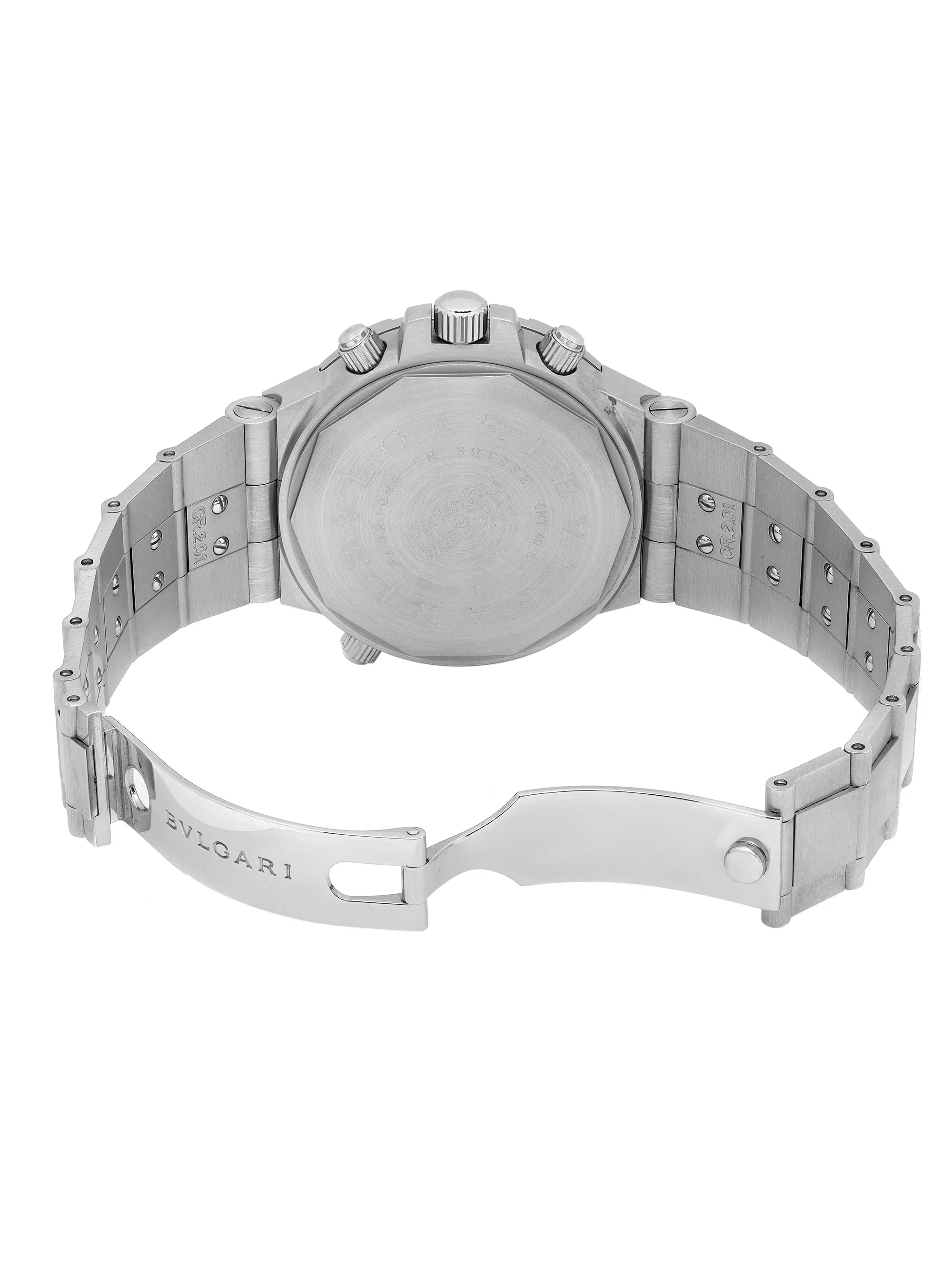 Bvlgari Diagono Professional GMT 40mm Steel Automatic Mens Watch GMT40S