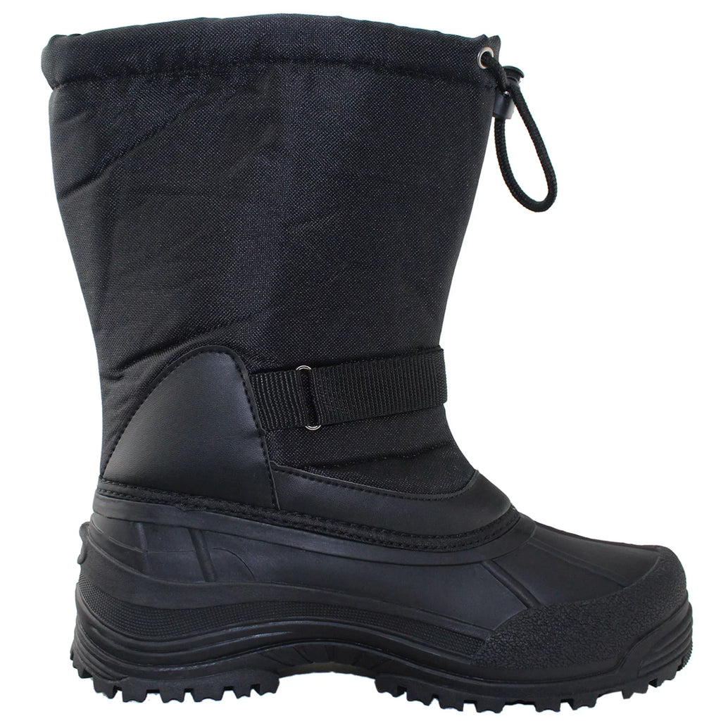 Tanleewa Men's Winter Boots Liquid Insulated Snow Boots Anti-Slip Shoe Size 11.5 Adult Male