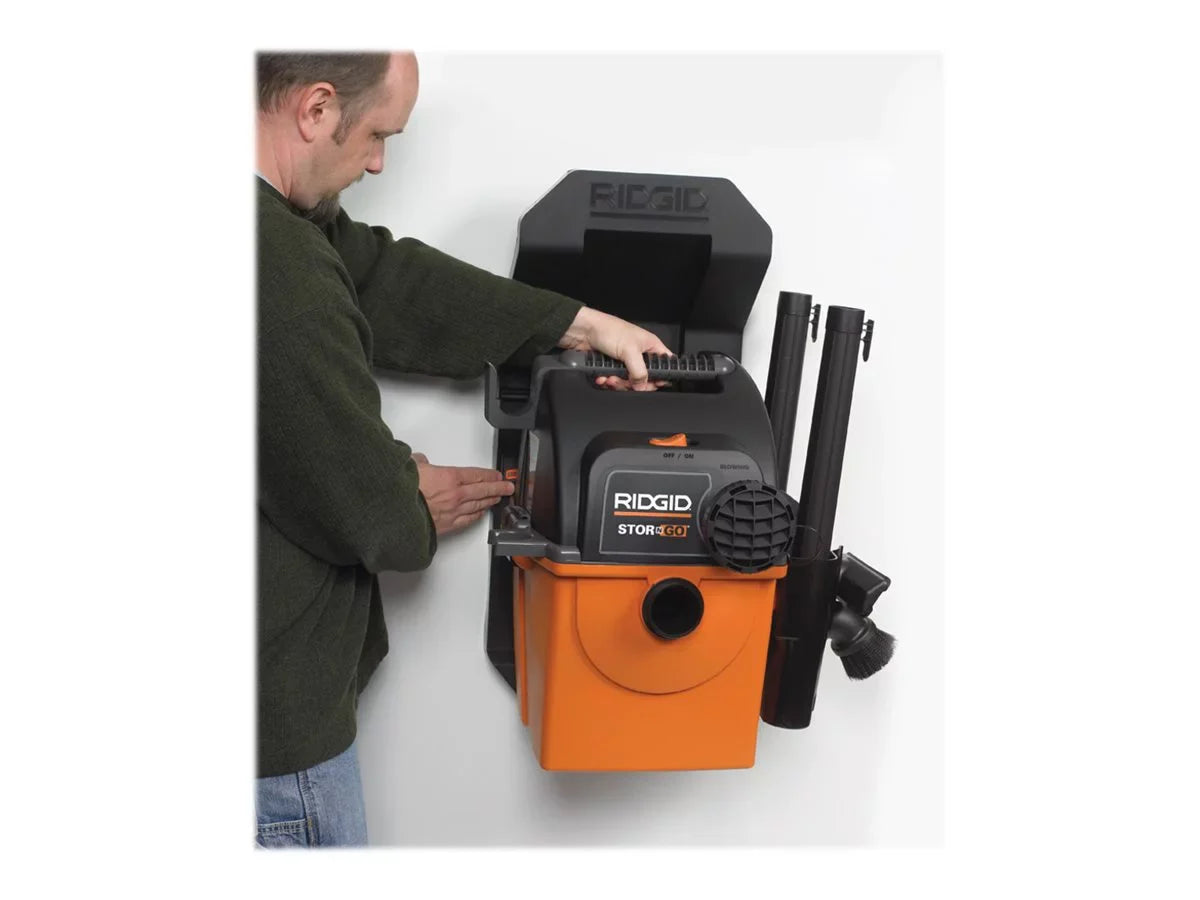 Ridgid Stor-N-Go WD5500 - Vacuum Cleaner - Handheld - Orange