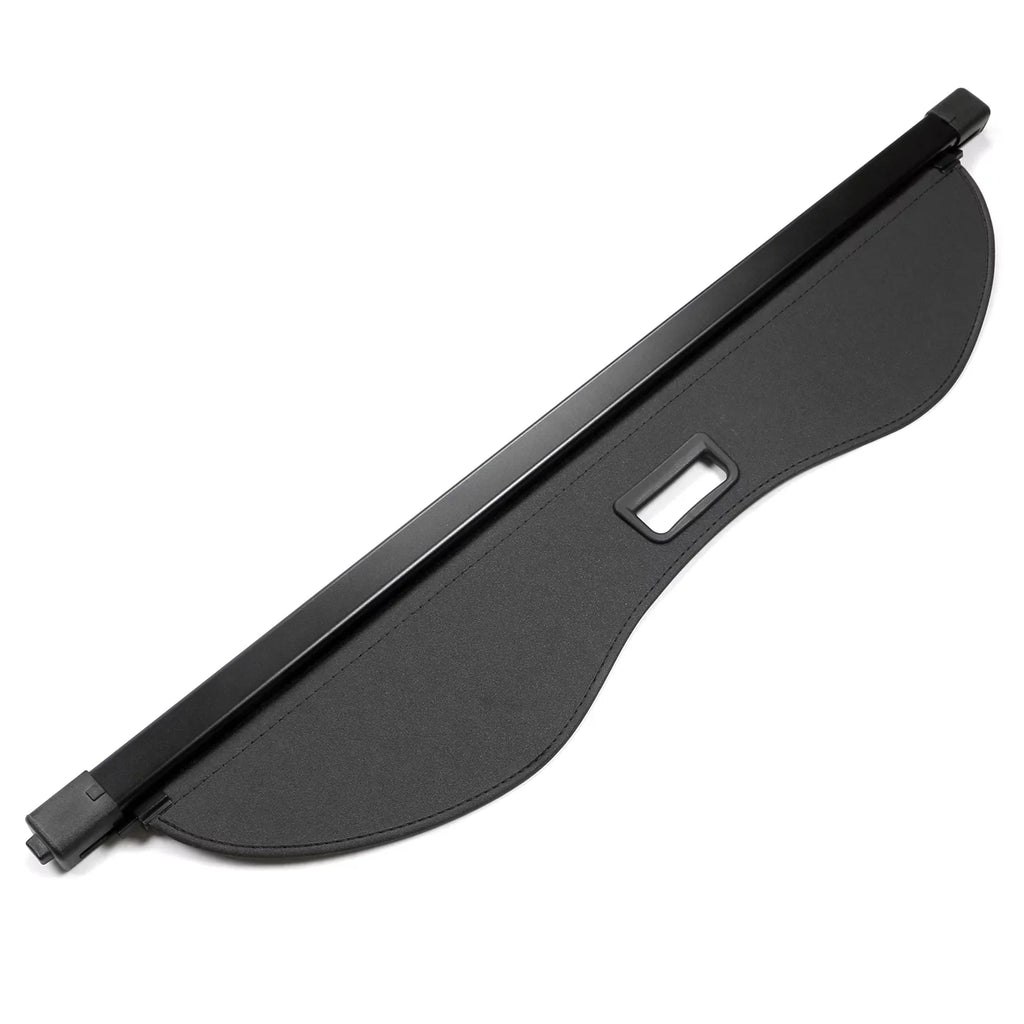 Ikon Motorsports Cargo Cover Compatible With 2013-2019 Ford Escape All Models PVC & Aluminum Rod Black Security Rear Trunk Cover Security Retractable Shield