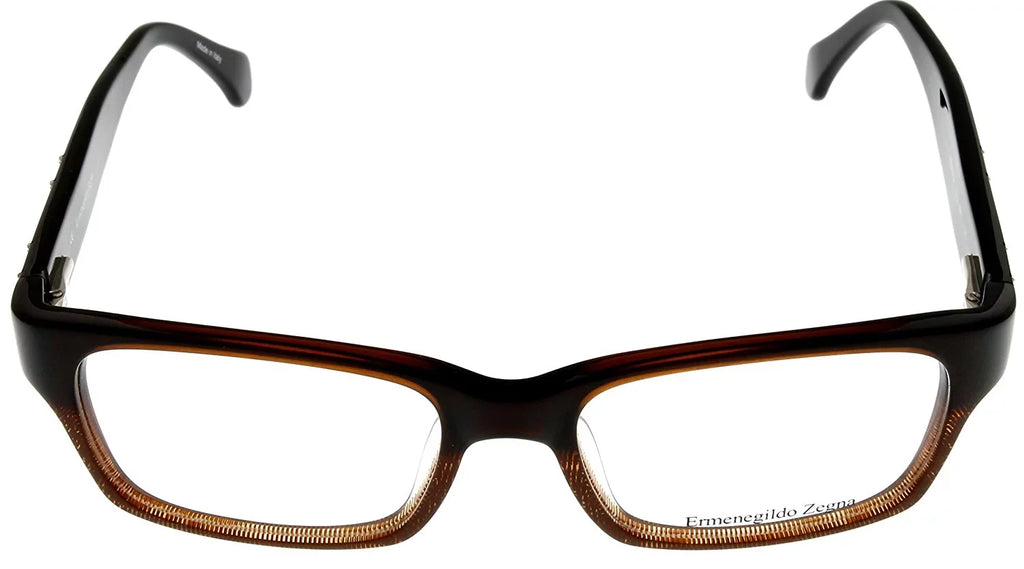 Ermenegildo Zegna Prescription Eyeglasses Frames Unisex Rectangular VZ3134M 0627 Satin Gunmetal Size: Lens/ Bridge/ Temple: 55-17-135