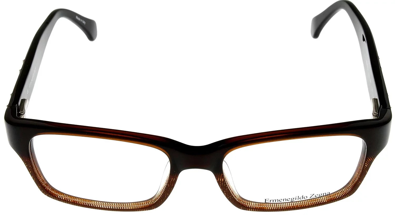 Ermenegildo Zegna Prescription Eyeglasses Frames Unisex Rectangular VZ3134M 0627 Satin Gunmetal Size: Lens/ Bridge/ Temple: 55-17-135
