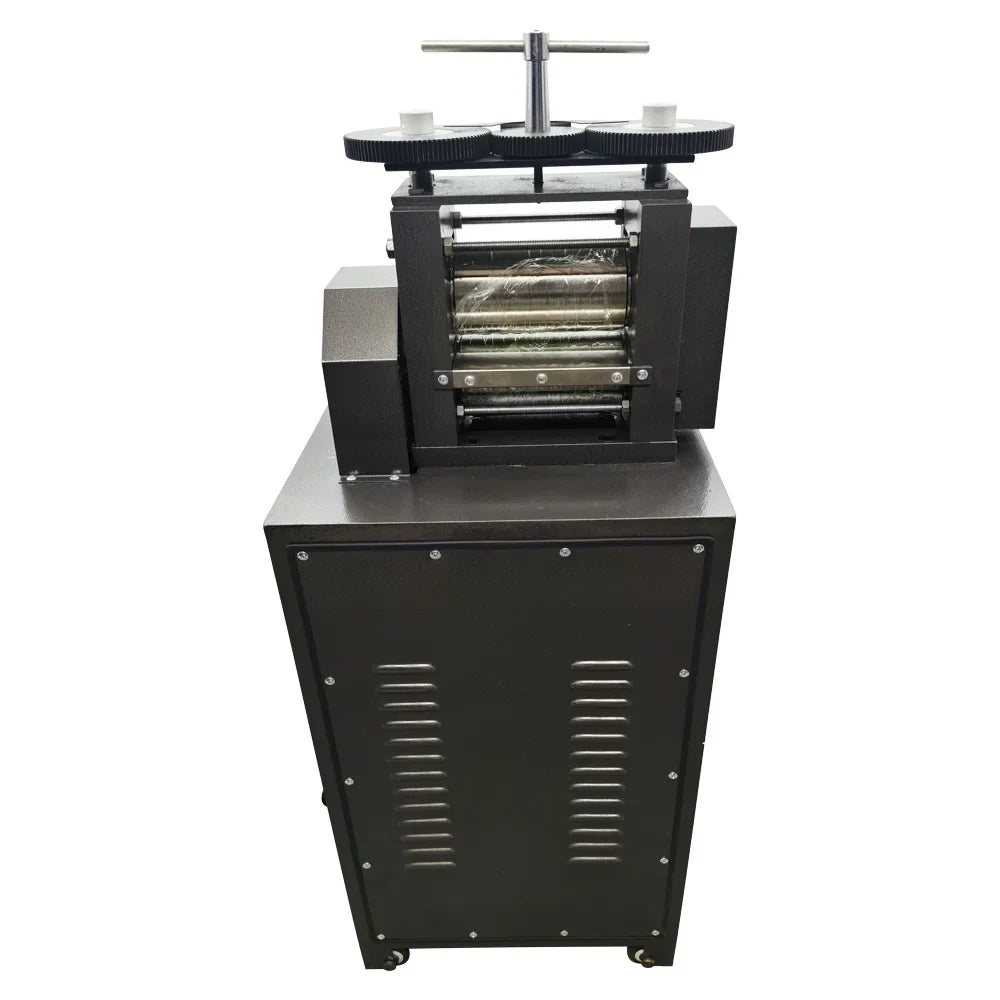 INTSUPERMAI Electric Rolling Mill Flake Machine for Jewelry Gold Making Smooth Roller