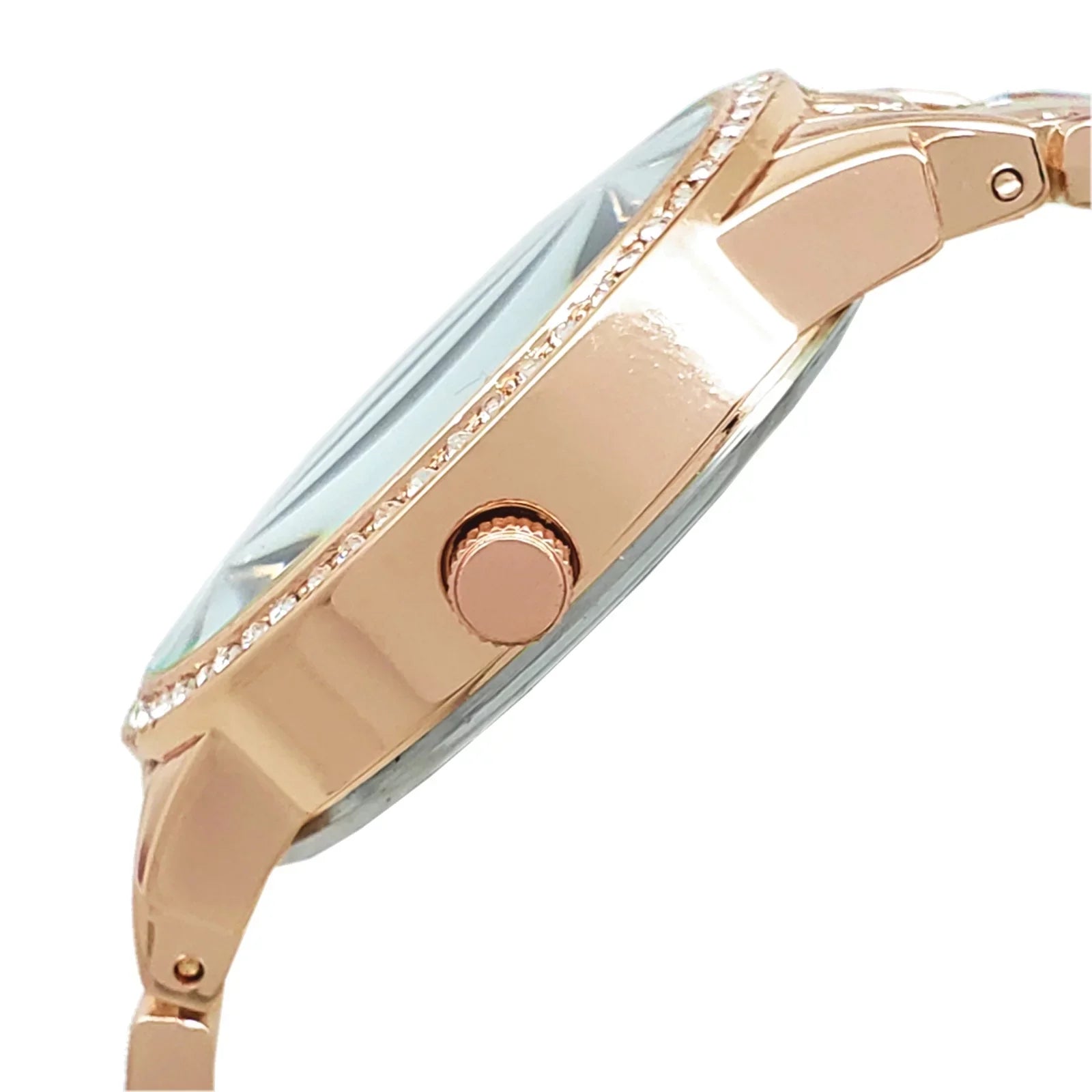 Charles Delon Women's Watch 5855 LRBW Rose Gold/Black Stainless Steel Quartz