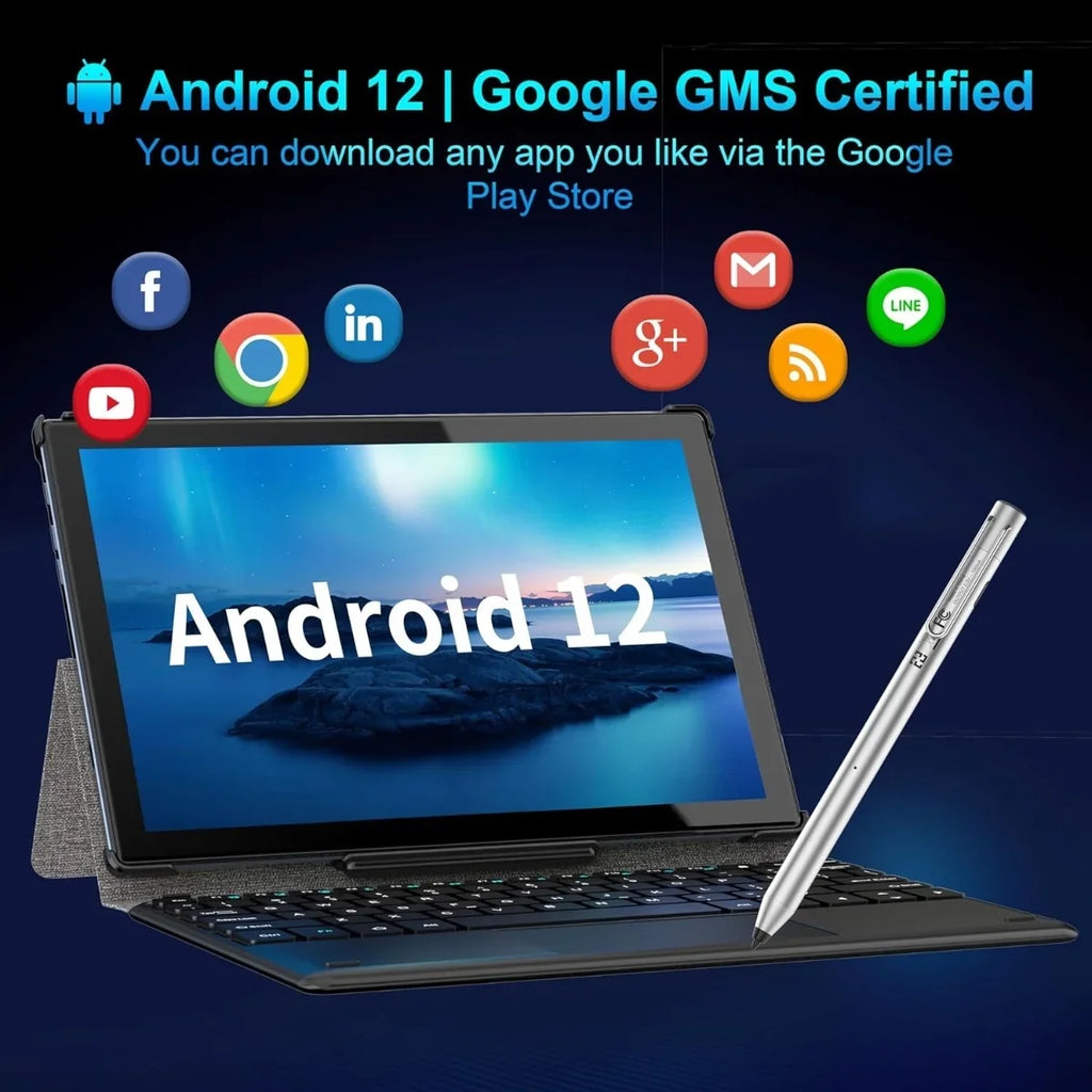 BYYBUO Tablet 10.1": Your Ultimate Entertainment Center with Full HD Display, FM Radio, Android 12
