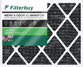 Filterbuy 15x20x1 MERV 8 Odor Eliminator Pleated HVAC AC Furnace Air Filters with Activated Carbon (1-Pack)