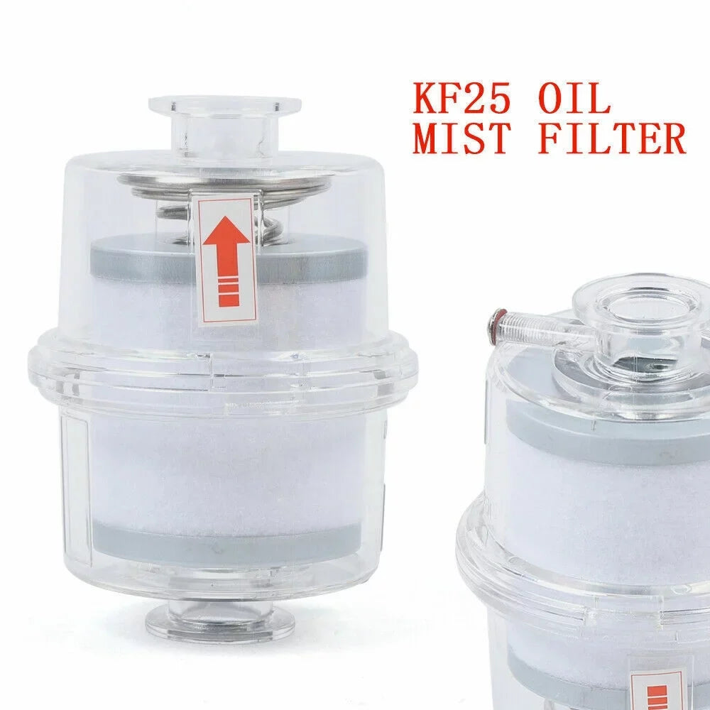 fit Vacuum Pump Fume Separator Exhaust Filter KF25 Interface Oil Mist Filter