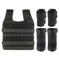 Dcenta Max Loading 15kg/35kg Adjustable Vest Weight Exercise Weight Loading Cloth Strength Training with 6kg Leg Weight 5kg Arm Weight (Empty)