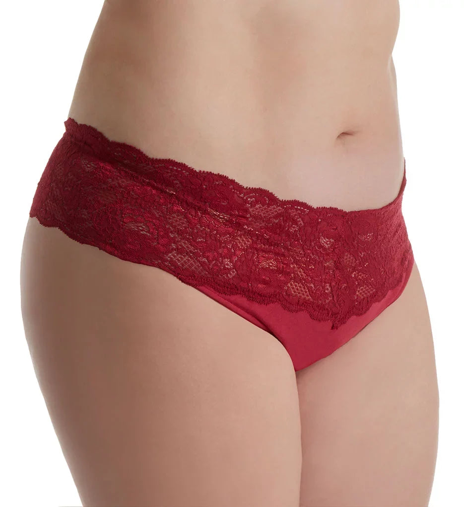 Cosabella Extended Size Never Say Never Lovely Thong White