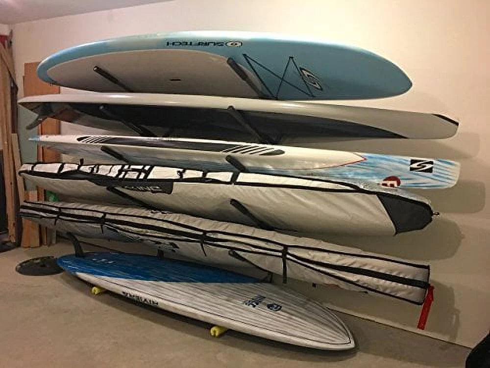Glacik 5 Tier Freestanding Rack for SUP and Surf Storage Stoneman Sports, G-210, Bronze
