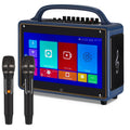 Portable Karaoke Machine Systems Wireless BT Streaming Loudspeaker for Adults&Kid,14”HD Touch Monitor 12/4+64G,Support Microphone/WiFi/USB/SD/PC/TV/Phones/HDMI