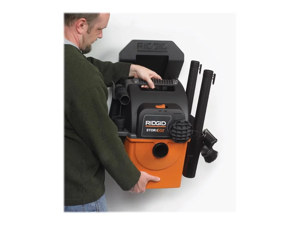 Ridgid Stor-N-Go WD5500 - Vacuum Cleaner - Handheld - Orange