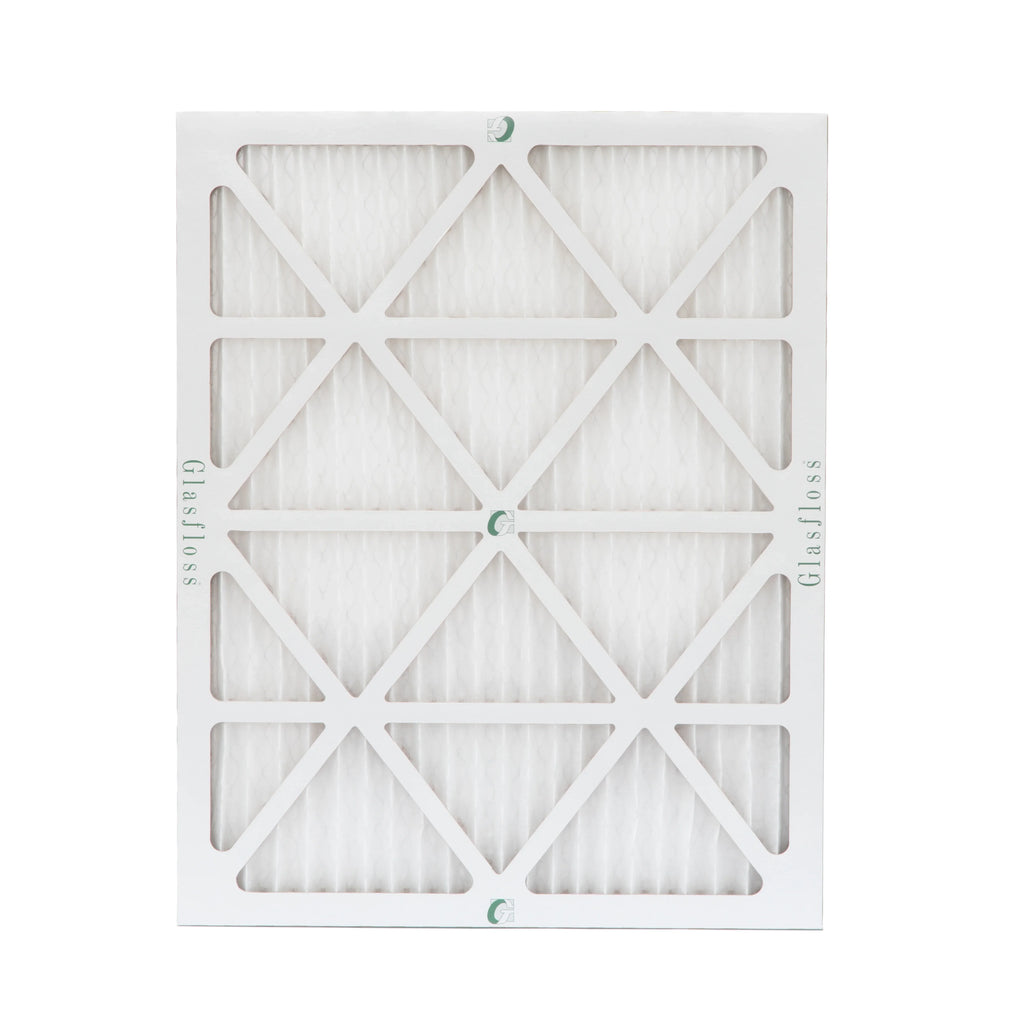 12 Pack of 14x20x1 MERV 10 Pleated Air Filters by Glasfloss. Actual Size: 13-1/2 x 19-1/2 x 7/8