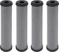 Pentek C1 Carbon Filter Cartridge, 9-3/4 x 2-1/2, 5 Micron (4, 1 Pack)