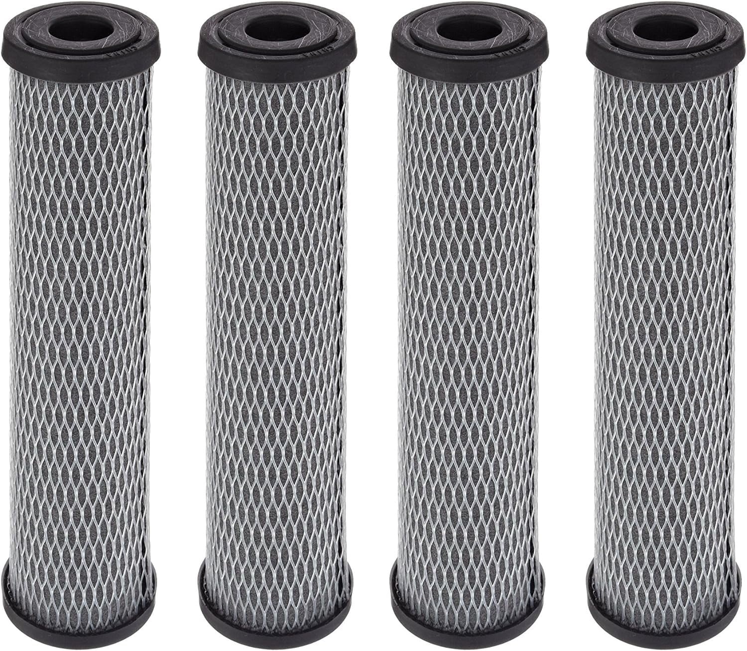 Pentek C1 Carbon Filter Cartridge, 9-3/4 x 2-1/2, 5 Micron (4, 1 Pack)