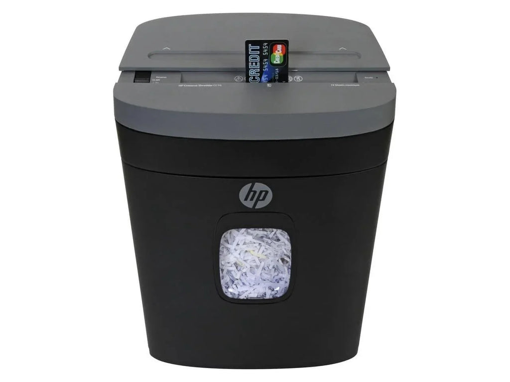 Royal CC16 Paper Shredder - Cross Cut - 16 Per Pass - for shredding Paper, Staples, Credit Card, Envelope - 8.75" Throat - 3 Minute Run Time - 40 Minute Cool Down Time - 5 gal Wastebin Capacity -