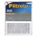 3M Filtrete 321-4 18" x 24" x 1" Gray Basic 300 Dust & Lint Reduction Pleated Air Filter 90 Day Filter - Quantity of 4