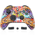 Bonadget 32Ft Wireless Xbox One Controller,Graffiti Custom Xbox Controller Built-in Dual Vibration and 3.5mm Audio Jack with TURBO Function - Compatible with Xbox One S/X/Xbox Series X/S/Window PC