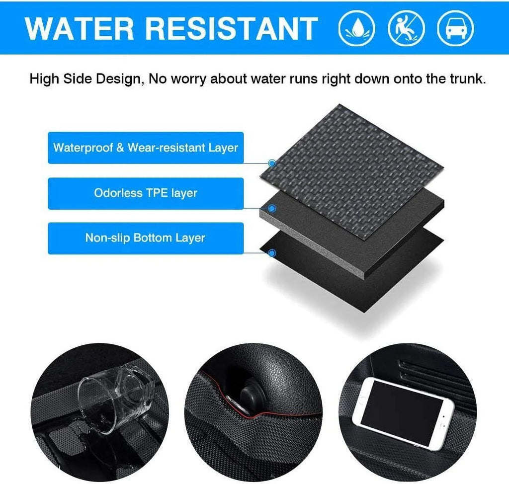 All Weather Protection Cargo Liner Cargo Trunk Mat for 2018-2023 BMW X3 Non 30e