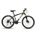 Mountain Bike 21 Speed 26 Inches Dual Suspension Folding Bike Dual Disc Brake MTB Bicycle, Black, BK2231YZ