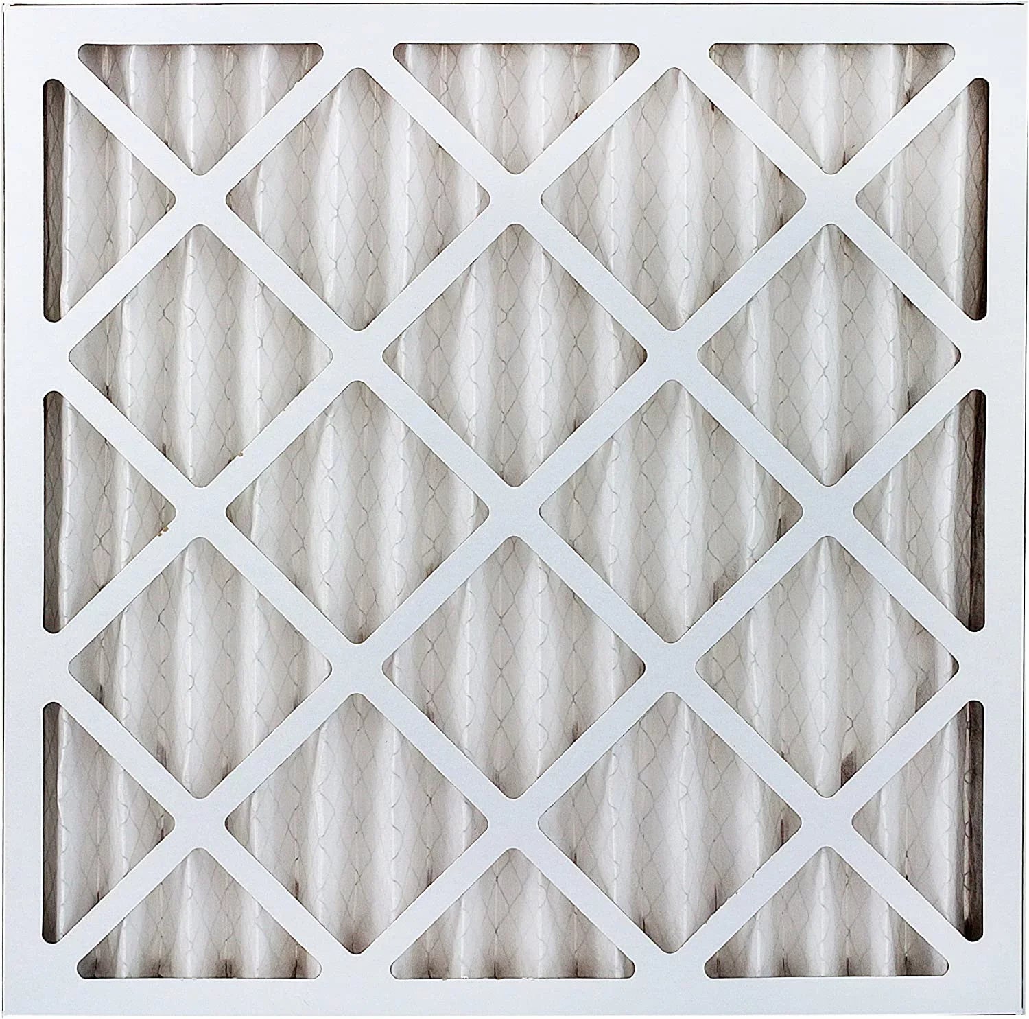 Filterbuy 15x15x2 MERV 8 Pleated HVAC AC Furnace Air Filters (12-Pack)
