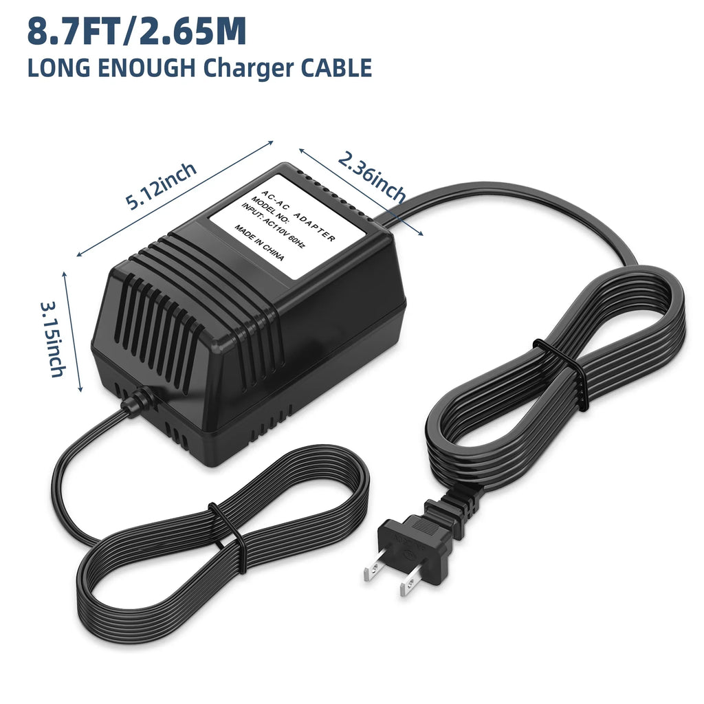 PGENDAR AC Adapter For The Basement Watchdog Model No. BWS-12A BWS12A Special 2500 GPH Heavy Duty Battery Box Backup Storm Sump Pump BWS 12A 12V Power Supply Cord Cable PS Charger