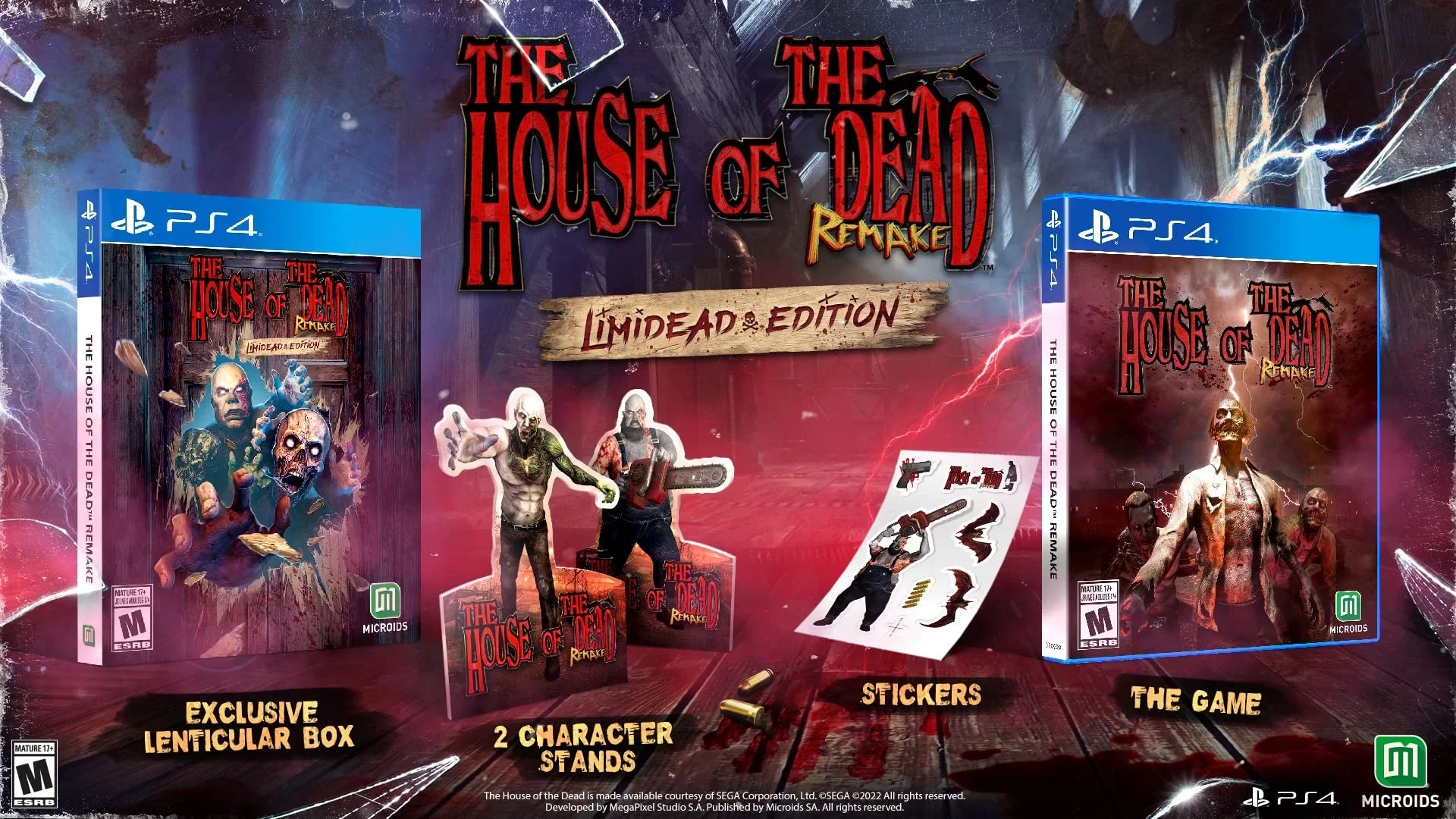 The House Of The Dead: Remake - Limidead Edition (Ps4) - Experience the Thrills of The House Of The Dead: Remake - Limidead Edition on PS4