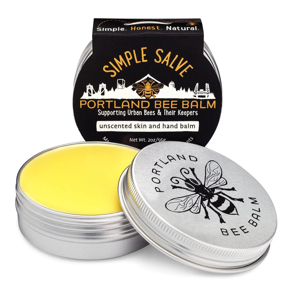 Portland Bee Balm Simple Salve All Natural Handmade (Pack of 3)