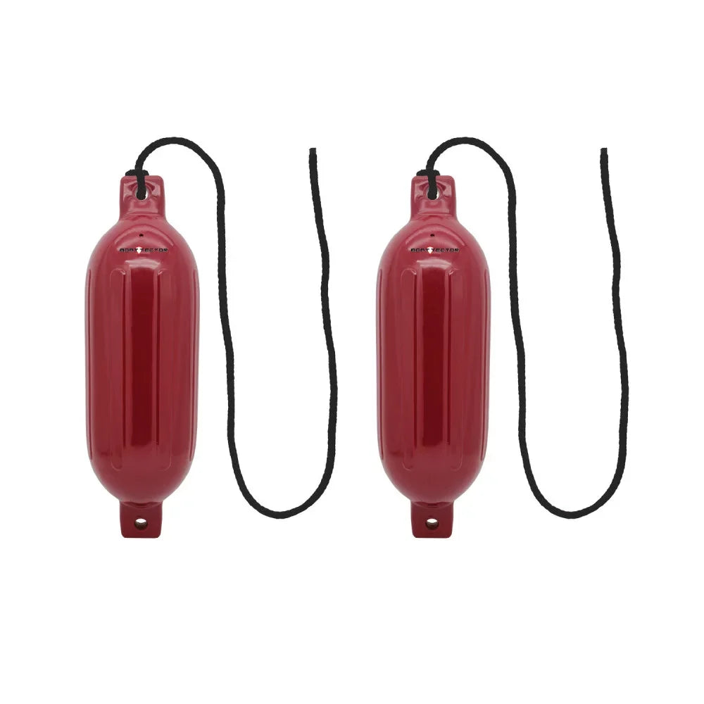 Extreme Max 3006.7589 BoatTector Inflatable Fender Value 2-Pack - 4.5" x 16", Cranberry